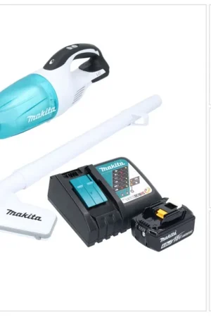 Remise Makita DCL 181 FRG1WX aspirateur sans fil 18 V 53 mbar 0,65 L + 1x batterie 6,0 Ah + chargeur