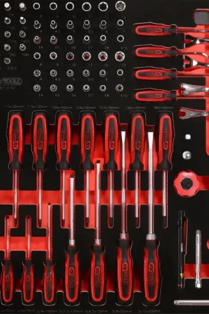 Bon Marché KS TOOLS Jeu de clés à douille et de tournevis 1/4' dans insert en mousse, 142 pcs ( 821.0142 )