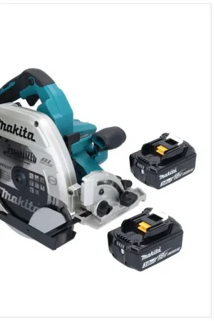 Makita DHS 900 F2U scie circulaire portative sans fil 36 V ( 2x 18 V ) 235 mm sans balais + 2x batterie 3,0 Ah + adaptateur Bluetooth - sans kit de chargement Nouvel Arrivage
