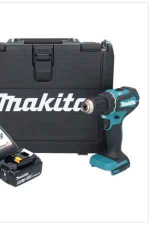 Makita DDF 485 RT Perceuse-visseuse sans fil 18 V 50 Nm Brushless 1x batterie 5,0 Ah + chargeur + Coffret Vente Directe