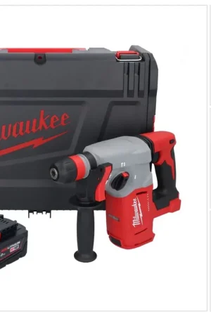 Certifié Milwaukee M18 BLHX-501X Marteau combiné sans fil 18 V 2,3 J Brushless + 1x batterie 5,0 Ah + boîte HD - sans chargeur