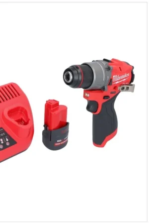 Vente Directe Perceuse à percussion sans fil Milwaukee M12 FPD2-251 12 V 45 Nm sans balais + 1 batterie 2,5 Ah + chargeur