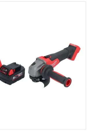 Milwaukee M18 FSAG115X-501 Meuleuse d'angle sans fil 18 V 115 mm Brushless + 1x batterie 5,0 Ah + chargeur Commander Vite