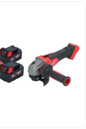 Prix Choc Milwaukee M18 FSAG115X-502 Meuleuse d'angle sans fil 18 V 115 mm Brushless + 2x batterie 5,0 Ah + chargeur