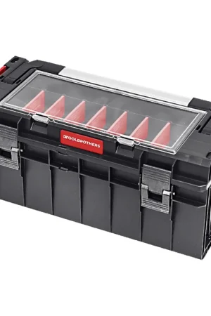 Toolbrothers RHINO Slim mallette à outils ECO Handling+ Long Edition 22 l IP54 + bac à outils Jusqu'à Épuisement Des Stocks