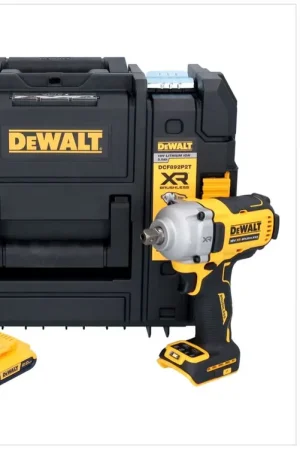 Pas Cher Visseuse à chocs sans fil DeWalt DCF 892 NT 18 V 813 Nm 1/2" sans balais + 1 batterie 2,0 Ah + TSTAK - sans chargeur
