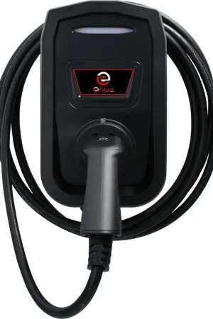 KS TOOLS Borne efuturo avec câble de charge de type 2, monophase, jusqu’à 7,4 kW, 32 A, 230 V, mode 3, sans contrôle d’accès RFID, sans compteur ( 117.7574 ) Dernier Modèle