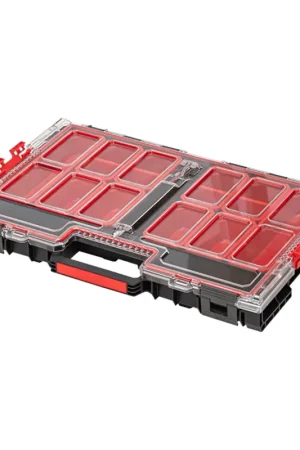 Qbrick System ONE Organizer L 2.0 empilable 531 x 379 x 77 mm 6 l IP 66 avec 10 inlays Offre Du Jour
