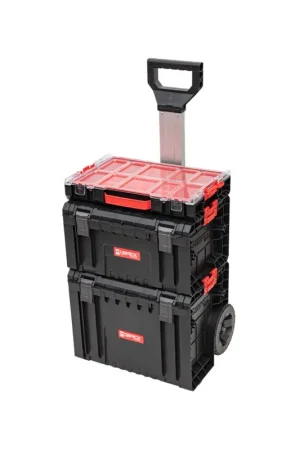 Solde Qbrick System PRO Set 2 Set de chariot à outils + PRO Cart 2.0 + PRO Toolbox 2.0 + PRO Organizer 100 450 x 390 x 690 mm 52 l IP54