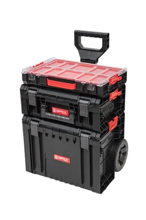 Produit De Marque Qbrick System PRO Set 4 Chariot à outils Set + PRO Cart 2.0 + PRO Technician Case 2.0 + PRO Organizer 100 450 x 390 x 690 mm 45 l IP54