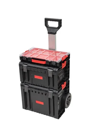 Marque Toolbrothers RHINO L Set 2 ECO Workshop Set + L Cart + L Mallette à outils Organize+ + L Organizer Hauteur M Boîtes 450 x 390 x 690 mm 52 l IP54