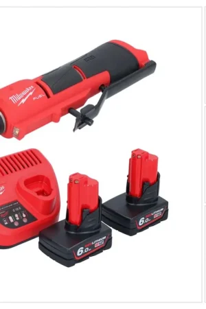 Pas Cher Milwaukee M12 FTB-602 Ponceuse à pneu sans fil 12 V 7/16'' Hex Brushless + 2x batterie + chargeur