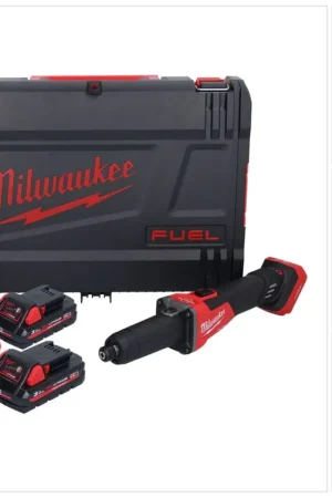 Meilleur Prix Meuleuse droite à batterie Milwaukee M18 FDGROVB-302X 18 V brushless + 2x batteries 3,0 Ah + chargeur + boîtier HD