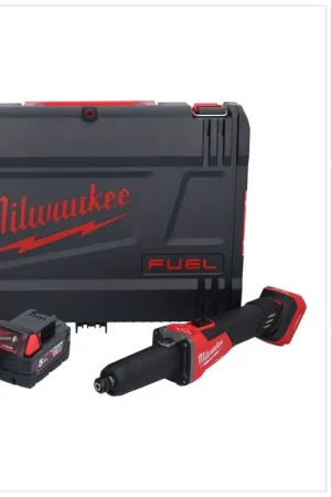 Meuleuse droite à batterie Milwaukee M18 FDGROVB-501X 18 V brushless + 1x batterie 5,0 Ah + chargeur + boîtier HD Nouveauté