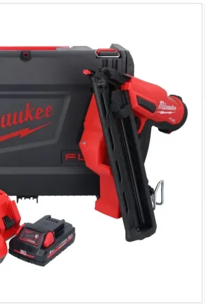 Bon Plan Cloueur à batterie Milwaukee M18 FN15GA-301X 18 V sans balais 32 - 64 mm + 1x batterie 3,0 Ah + chargeur + boîtier HD
