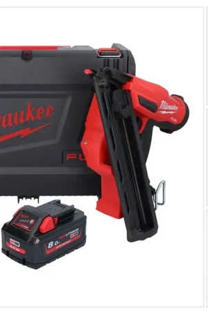 Cloueur sur batterie Milwaukee M18 FN15GA-801X 18 V sans balais 32 - 64 mm + 1x batterie 8,0 Ah + boîtier HD - sans chargeur Authentique