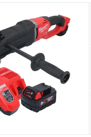Milwaukee M18 FRAD2-501 perceuse d'angle sans fil 18 V 122 Nm Brushless + 1x batterie 5,0 Ah + kit chargeur Promotion Saisonnière