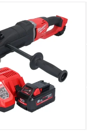 Milwaukee M18 FRAD2-801 Perceuse d'angle sans fil 18 V 122 Nm Brushless + 1x batterie 8,0 Ah + chargeur Promotion