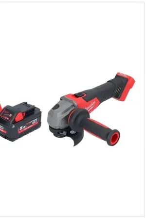 Livraison Express Meuleuse d'angle sur batterie Milwaukee M18 FSAG115X-551 18 V 115 mm sans balais + 1x batterie 5,5 Ah + chargeur