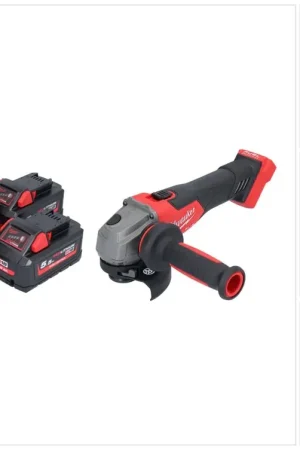 Bon Plan Meuleuse d'angle sur batterie Milwaukee M18 FSAG115X-552 18 V 115 mm brushless + 2x batteries 5,5 Ah + chargeur