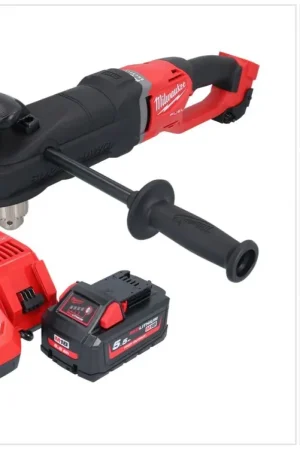 Milwaukee M18 FRAD2-551 perceuse d'angle sans fil 18 V 122 Nm Brushless + 1x batterie 5,5 Ah + kit chargeur Promotion