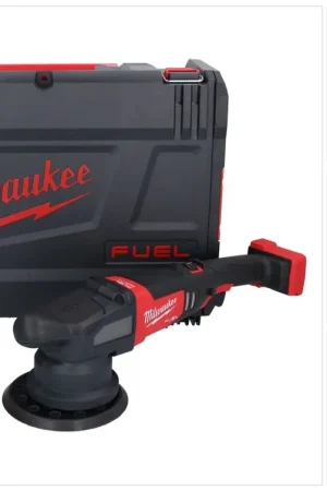 Polisseuse excentrique sur batterie Milwaukee M18 FROP21-0X 18 V 150 mm brushless (4933478836) + boitier HD - sans batterie, sans chargeur Offre Du Jour