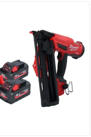 Marque Milwaukee M18 FN16GA-552 cloueur sans fil 18 V 32 - 64 mm Brushless + 2x batterie 5,5 Ah + kit chargeur