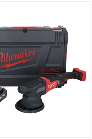Polisseuse excentrique sur batterie Milwaukee M18 FROP21-501X 18 V 150 mm brushless + 1x batterie 5,0 Ah + chargeur + boîtier HD Marque