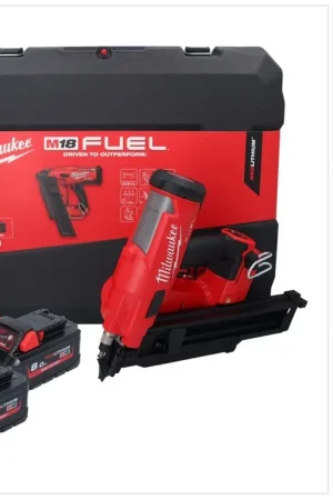 Soldes Milwaukee M18 FFN21-802C Cloueur sans fil 18 V 50 - 90 mm Brushless + 2x batterie 8,0 Ah + chargeur + coffret