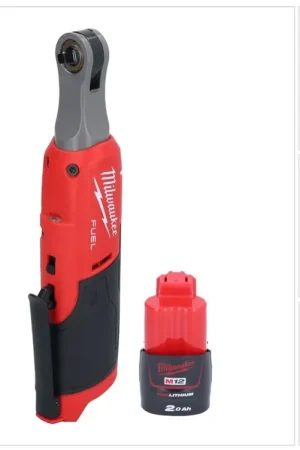 Produit De Marque Milwaukee M12 FHIR14-201 Clé à cliquet sans fil 12 V 47 Nm 1/4" Brushless + 1x batterie 2,0 Ah - sans chargeur
