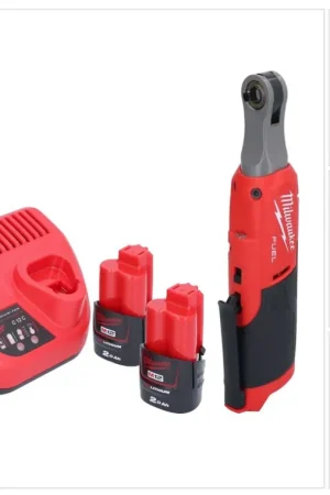 Cliquet à batterie Milwaukee M12 FHIR14-202 12 V 47 Nm 1/4" brushless + 2x batterie 2,0 Ah + chargeur Offre Limitée