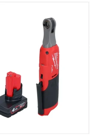 Cliquet à batterie Milwaukee M12 FHIR14-401 12 V 47 Nm 1/4" brushless + 1x batterie 4,0 Ah - sans chargeur Bon Plan