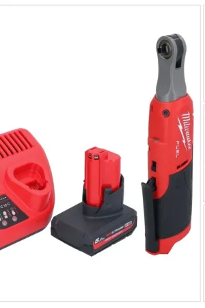 Cliquet à batterie Milwaukee M12 FHIR14-501 12 V 47 Nm 1/4" brushless + 1x batterie 5,0 Ah + chargeur Nouvelle Collection