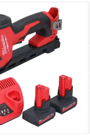 Commander Maintenant Milwaukee M12 BCST-502 Agrafeuse sans fil 12 V 19 x 25,4 mm + 2x batterie 5,0 Ah + chargeur