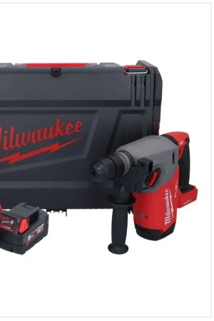 Milwaukee M18 ONEFHX-501X marteau combiné sans fil 18 V 2,5 J SDS-Plus Brushless + 1x batterie 5,0 Ah + chargeur + HD-Box Bon Marché