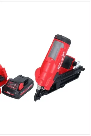 Cloueur à batterie Milwaukee M18 FFN-301 18 V 50 - 90 mm sans balais + 1x batterie 3,0 Ah + chargeur Affaire À Saisir