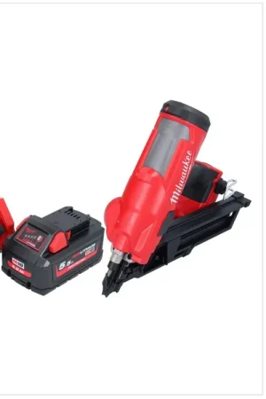 Usine Directe Milwaukee M18 FFN-551 cloueur sans fil 18 V 50 - 90 mm Brushless + 1x batterie 5,5 Ah + kit chargeur
