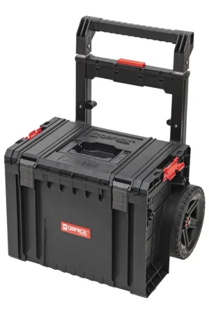 Qbrick System PRO Cart 2.0 Plus empilable 490 x 415 x 660 mm 29 l IP54 poignée télescopique double amovible Affaire À Saisir