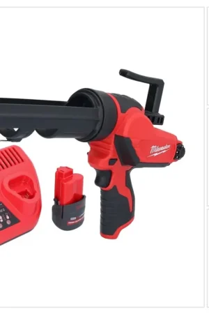 Nouvelle Collection Milwaukee M12 PCG/310-251 Presse à cartouche sans fil 12 V 310 ml + 1x batterie 2,5 Ah + chargeur