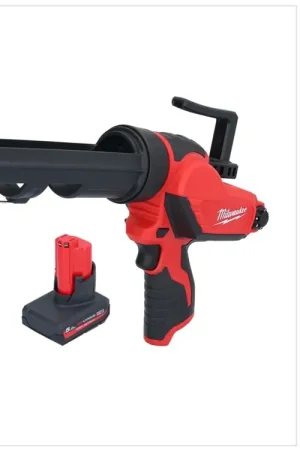Prix Promo Milwaukee M12 PCG/310-501 Presse à cartouche sans fil 12 V 310 ml + 1x batterie 5,0 Ah - sans chargeur