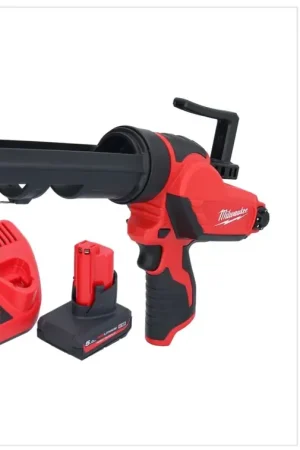 Milwaukee M12 PCG/310-501 Presse à cartouche sans fil 12 V 310 ml + 1x batterie 5,0 Ah + chargeur Achat Immédiat