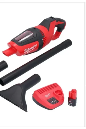 Prix Réduit Aspirateur à batterie Milwaukee M12 HV-201 12 V + 1x batterie 2,0 Ah + chargeur
