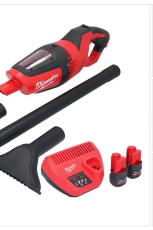 Prix Promo Aspirateur à batterie Milwaukee M12 HV-252 12 V + 2x batteries 2,5 Ah + chargeur