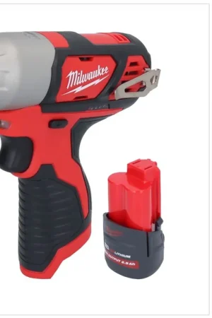 Dernière Chance Milwaukee M12 BIW38-251 Clé à choc sans fil 12 V 135 Nm 3/8 + 1x batterie 2,5 Ah - sans chargeur
