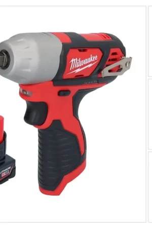 Milwaukee M12 BIW38-401 Clé à choc sans fil 12 V 135 Nm 3/8 + 1x batterie 4,0 Ah - sans chargeur Nouvelle Collection