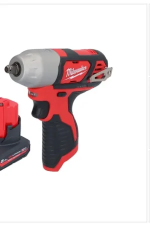 Offre Du Jour Milwaukee M12 BIW38-501 Clé à choc sans fil 12 V 135 Nm 3/8 + 1x batterie 5,0 Ah - sans chargeur