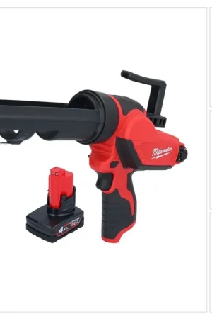 Pistolet à cartouche sans fil Milwaukee M12 PCG/310-401 12 V 310 ml + 1x batterie 4,0 Ah - sans chargeur Prix Réduit