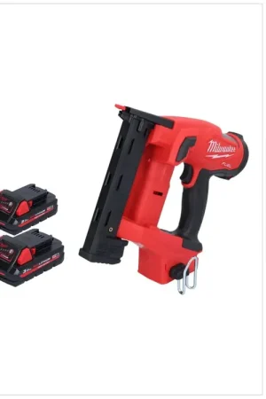 Agrafeuse sur batterie Milwaukee M18 FNCS18GS-302X 18 V 9,5 - 38 mm sans balais + 2x batterie 3,0 Ah + chargeur + boîtier HD Vente Directe