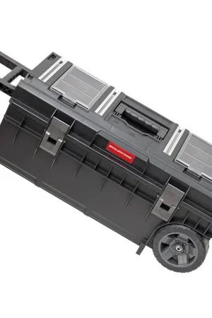 Toolbrothers RHINO XXL Trolley ECO Longer Work+ 50 l IP66 caisse à outils avec roues sur axe métallique et double poignée télescopique Pas Cher