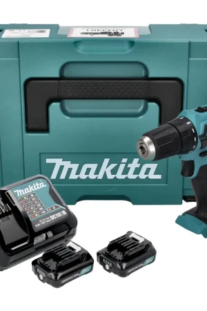 Makita DF 333 DSAJ perceuse/visseuse sans fil 12 V consommation max. 30 Nm + 2x batterie 2,0 Ah + chargeur + makpac Bon Plan